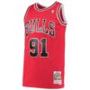 Dennis Rodman Chicago Bulls Mitchell Ness Hardwood Classics Swingman Jersey Red, Limited Replica Fan Edition