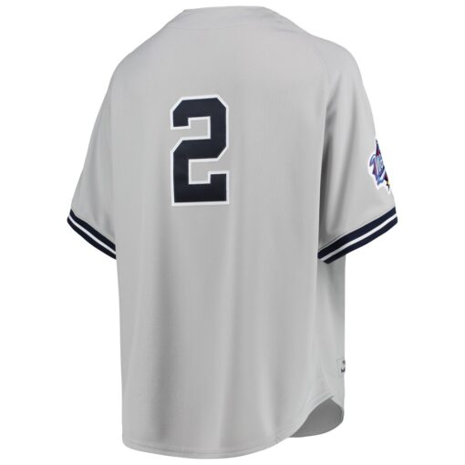 Derek Jeter New York Yankees Mitchell & Ness 1998 Cooperstown Collection Road Authentic Jersey – Gray, Limited Replica Fan Edition