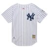 Derek Jeter New York Yankees Mitchell & Ness 2014 Cooperstown Collection Authentic Throwback Jersey - White, Limited Replica Fan Edition
