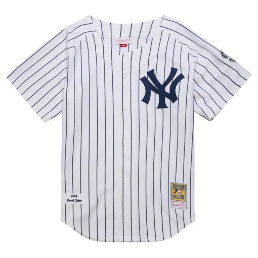 Derek Jeter New York Yankees Mitchell & Ness 2014 Cooperstown Collection Authentic Throwback Jersey – White, Limited Replica Fan Edition