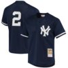 Derek Jeter New York Yankees Mitchell & Ness Cooperstown Collection 1995 Batting Practice Jersey - Navy, Limited Replica Fan Edition
