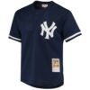 Derek Jeter New York Yankees Mitchell & Ness Cooperstown Collection 1995 Batting Practice Jersey - Navy, Limited Replica Fan Edition