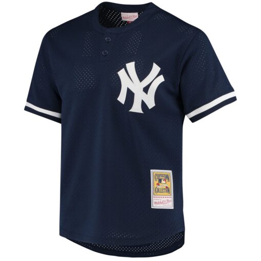 Derek Jeter New York Yankees Mitchell & Ness Cooperstown Collection 1995 Batting Practice Jersey – Navy, Limited Replica Fan Edition