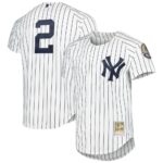 Derek Jeter New York Yankees Mitchell & Ness Cooperstown Collection Authentic Jersey - White, Limited Replica Fan Edition