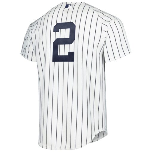 Derek Jeter New York Yankees Mitchell & Ness Cooperstown Collection Authentic Jersey – White, Limited Replica Fan Edition