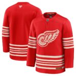 Detroit Red Wings Centennial Premium Jersey - Red, Limited Replica Fan Edition