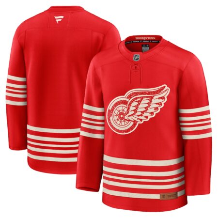 Detroit Red Wings Centennial Premium Jersey – Red, Limited Replica Fan Edition