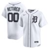 Detroit Tigers Home Limited Pick-A-Player Retired Roster Jersey - White, Limited Replica Fan Edition