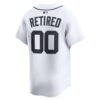 Detroit Tigers Home Limited Pick-A-Player Retired Roster Jersey - White, Limited Replica Fan Edition