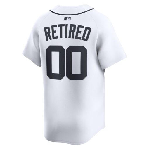 Detroit Tigers Home Limited Pick-A-Player Retired Roster Jersey – White, Limited Replica Fan Edition