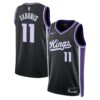 Domantas Sabonis Sacramento Kings Unisex Swingman Player Jersey Icon Edition Black, Limited Replica Fan Edition