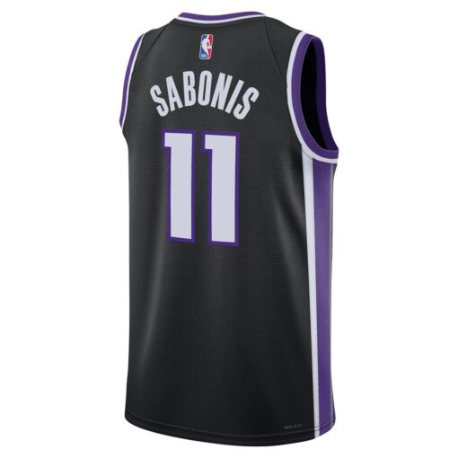 Domantas Sabonis Sacramento Kings Unisex Swingman Player Jersey Icon Edition Black, Limited Replica Fan Edition