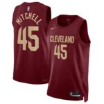 Donovan Mitchell Cleveland Cavaliers Unisex Swingman Jersey Icon Edition Wine, Limited Replica Fan Edition