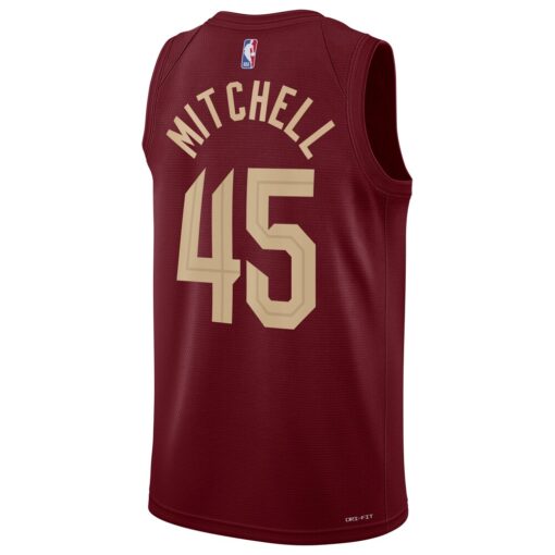 Donovan Mitchell Cleveland Cavaliers Unisex Swingman Jersey Icon Edition Wine, Limited Replica Fan Edition