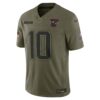 Drake Maye New England Patriots Limited Jersey - Olive, Limited Replica Fan Edition