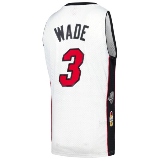 Dwyane Wade Miami Heat Mitchell Ness Unisex Hall of Fame Class of 2023 Throwback Swingman Jersey – White, Limited Replica Fan Edition