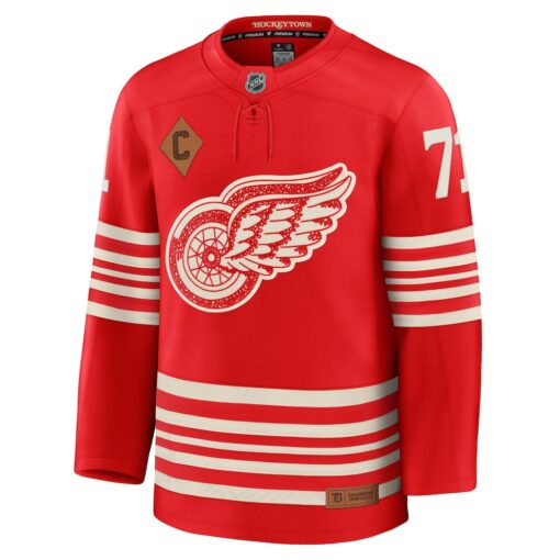 Dylan Larkin Detroit Red Wings Centennial Premium Player Jersey – Red, Limited Replica Fan Edition
