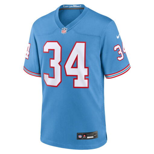 Earl Campbell Tennessee Titans Jersey – Light Blue, Limited Replica Fan Edition