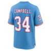 Earl Campbell Tennessee Titans Jersey - Light Blue, Limited Replica Fan Edition