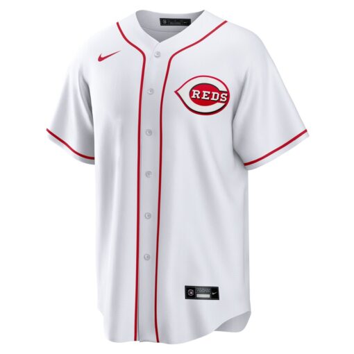Elly De La Cruz Cincinnati Reds Home Replica Jersey – White, Limited Replica Fan Edition