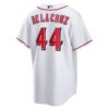 Elly De La Cruz Cincinnati Reds Home Replica Jersey - White, Limited Replica Fan Edition