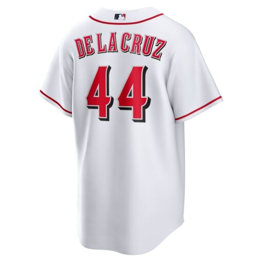 Elly De La Cruz Cincinnati Reds Home Replica Jersey – White, Limited Replica Fan Edition