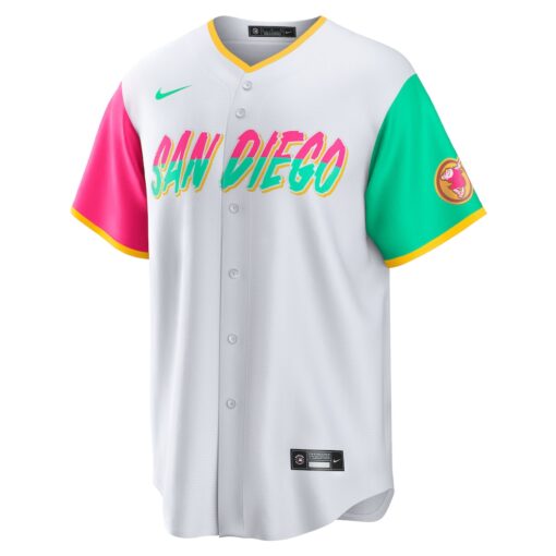 Fernando Tatis Jr. San Diego Padres City Connect Replica Player Jersey – White, Limited Replica Fan Edition