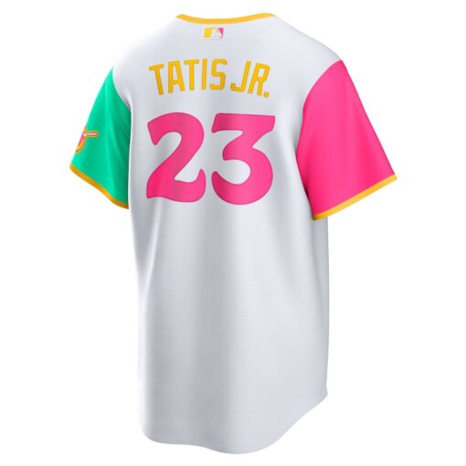 Fernando Tatis Jr. San Diego Padres City Connect Replica Player Jersey – White, Limited Replica Fan Edition