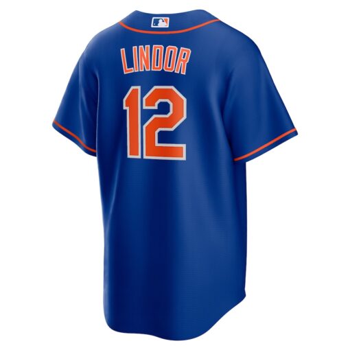 Francisco Lindor New York Mets Alternate Replica Player Jersey – Royal, Limited Replica Fan Edition