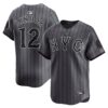 Francisco Lindor New York Mets City Connect Limited Jersey - Gray, Limited Replica Fan Edition
