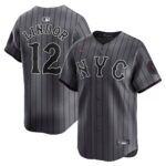 Francisco Lindor New York Mets City Connect Limited Jersey - Gray, Limited Replica Fan Edition