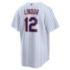 Francisco Lindor New York Mets Home Replica Player Jersey - White, Limited Replica Fan Edition