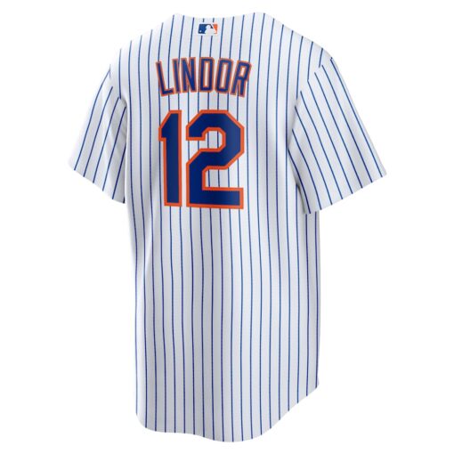 Francisco Lindor New York Mets Home Replica Player Jersey – White, Limited Replica Fan Edition