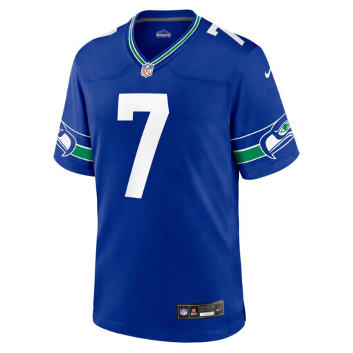 Geno Smith Seattle Seahawks Jersey – Royal, Limited Replica Fan Edition