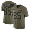 George Kittle San Francisco 49ers Limited Jersey - Olive, Limited Replica Fan Edition