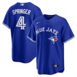 George Springer Toronto Blue Jays Alternate 2 Replica Jersey - Rush Blue, Limited Replica Fan Edition