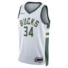 Giannis Antetokounmpo Milwaukee Bucks Unisex Swingman Jersey - Association Edition - White, Limited Replica Fan Edition