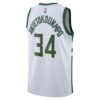 Giannis Antetokounmpo Milwaukee Bucks Unisex Swingman Jersey - Association Edition - White, Limited Replica Fan Edition