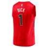 Gradey Dick Toronto Raptors Player Jersey - Icon Edition - Red, Limited Replica Fan Edition