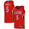 Herbert Jones New Orleans Pelicans Jordan Unisex Swingman Jersey - Statement Edition - Red, Limited Replica Fan Edition