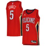 Herbert Jones New Orleans Pelicans Jordan Unisex Swingman Jersey - Statement Edition - Red, Limited Replica Fan Edition