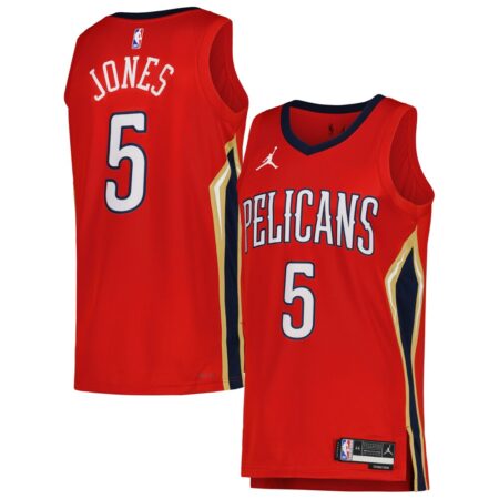 Herbert Jones New Orleans Pelicans Jordan Unisex Swingman Jersey – Statement Edition – Red, Limited Replica Fan Edition