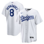 Enrique Hernandez Los Angeles Dodgers Jersey - White, Limited Replica Fan Edition