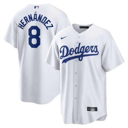 Enrique Hernandez Los Angeles Dodgers Jersey – White, Limited Replica Fan Edition