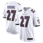 J.K. Dobbins Baltimore Ravens Jersey - White, Limited Replica Fan Edition