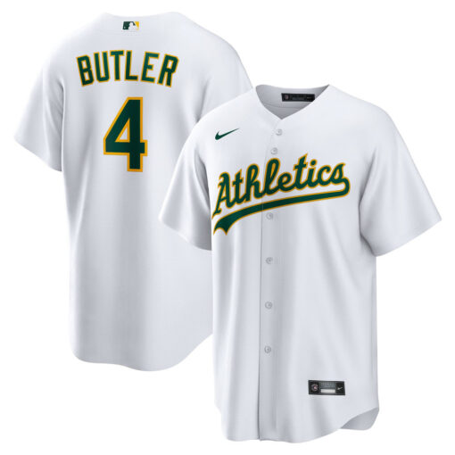 Lawrence Butler Oakland Athletics Jersey – White, Limited Replica Fan Edition
