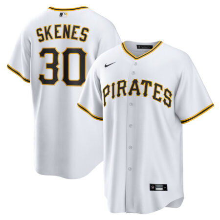 Paul Skenes Pittsburgh Pirates Jersey – White, Limited Replica Fan Edition