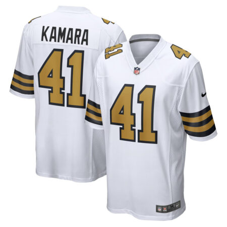 Alvin Kamara New Orleans Saints Jersey – White, Limited Replica Fan Edition