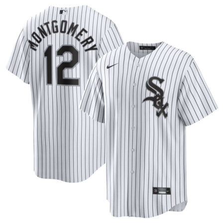 Colson Montgomery Chicago White Sox Jersey – White, Limited Replica Fan Edition