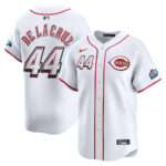Elly De La Cruz Cincinnati Reds Jersey - White, Limited Replica Fan Edition